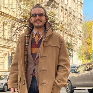 Men's Vintage Burberry Duffle Coat Size 48 Chest